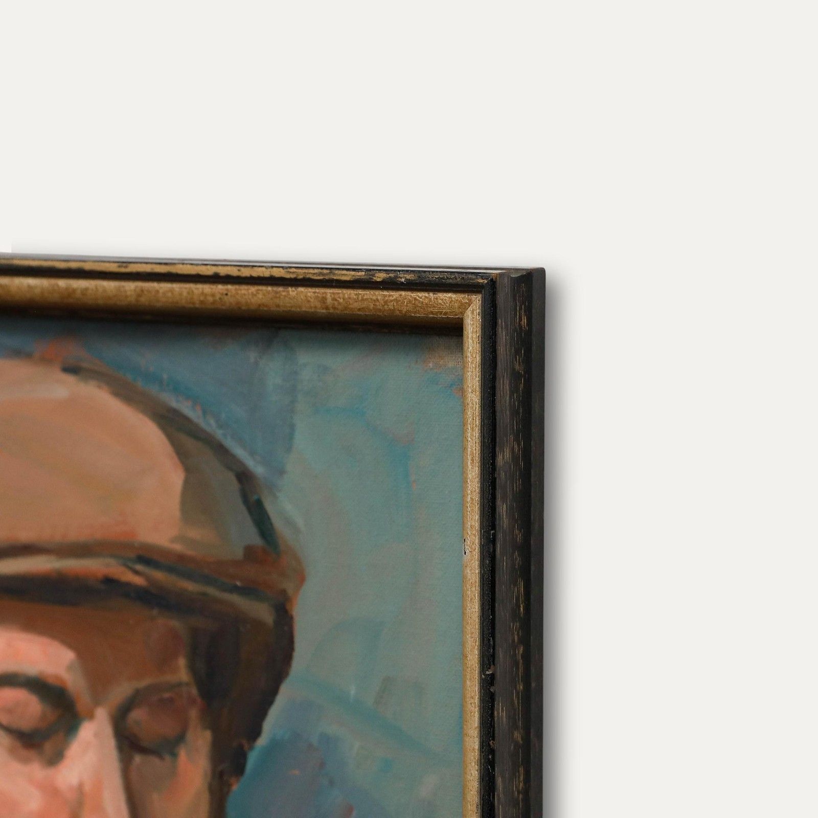 American School Mid 20th Century Oil A Moment Of Rest photo buy