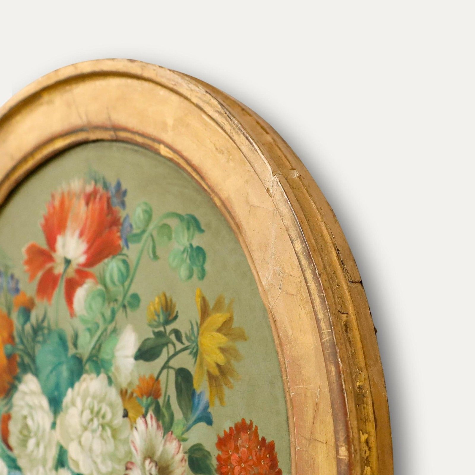 Fine 19th Century Oil Summer Flowers I photo buy