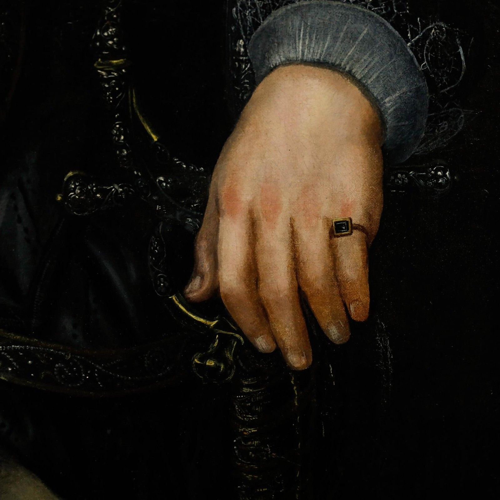 Attrib. Jacob Van Doort (D.1629) 1613 Oil, Portrait Of A Young Gentleman photo vinterior