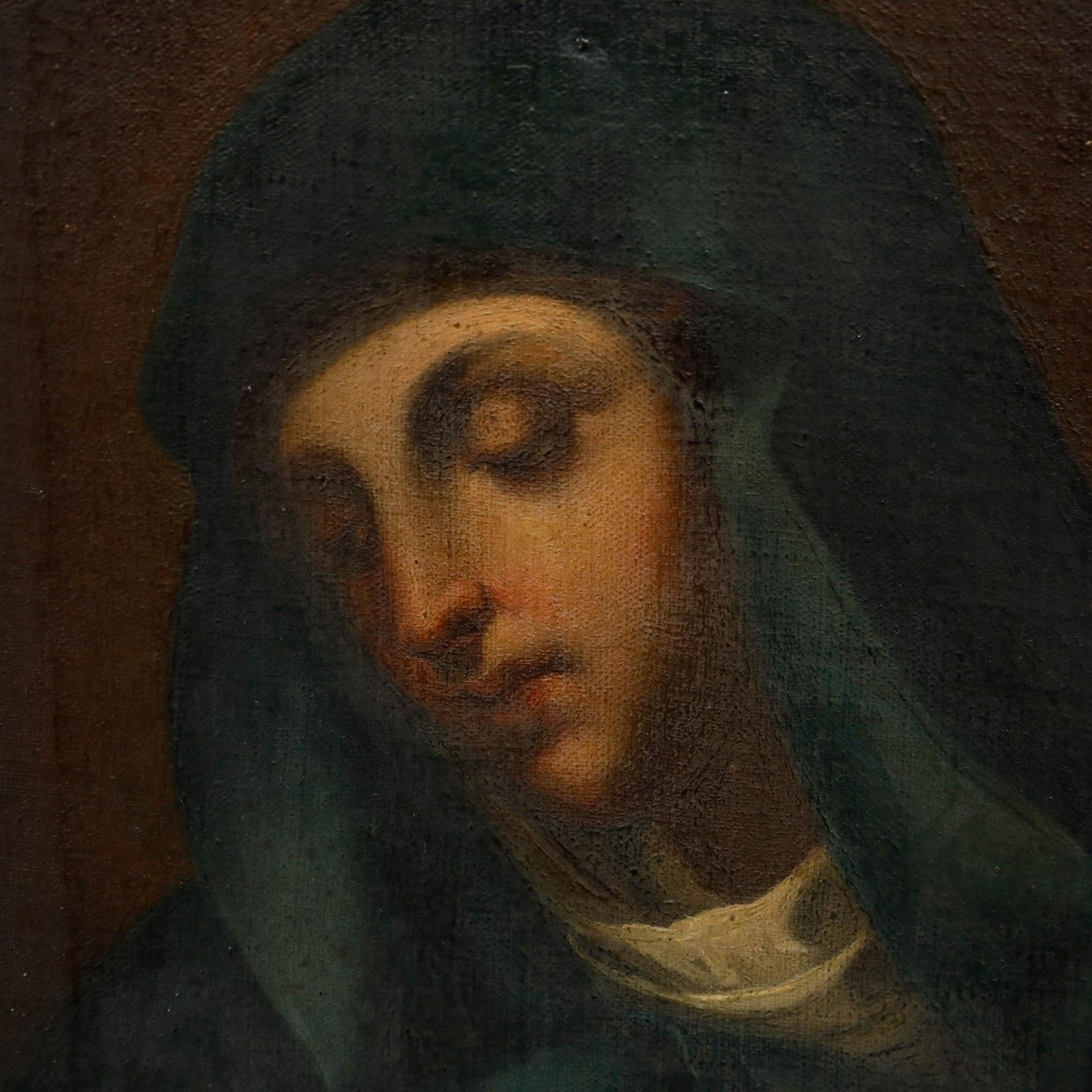 After Carlo Dolci (1616 1687) 19th Century Oil, Mater Dolorosa photo Art