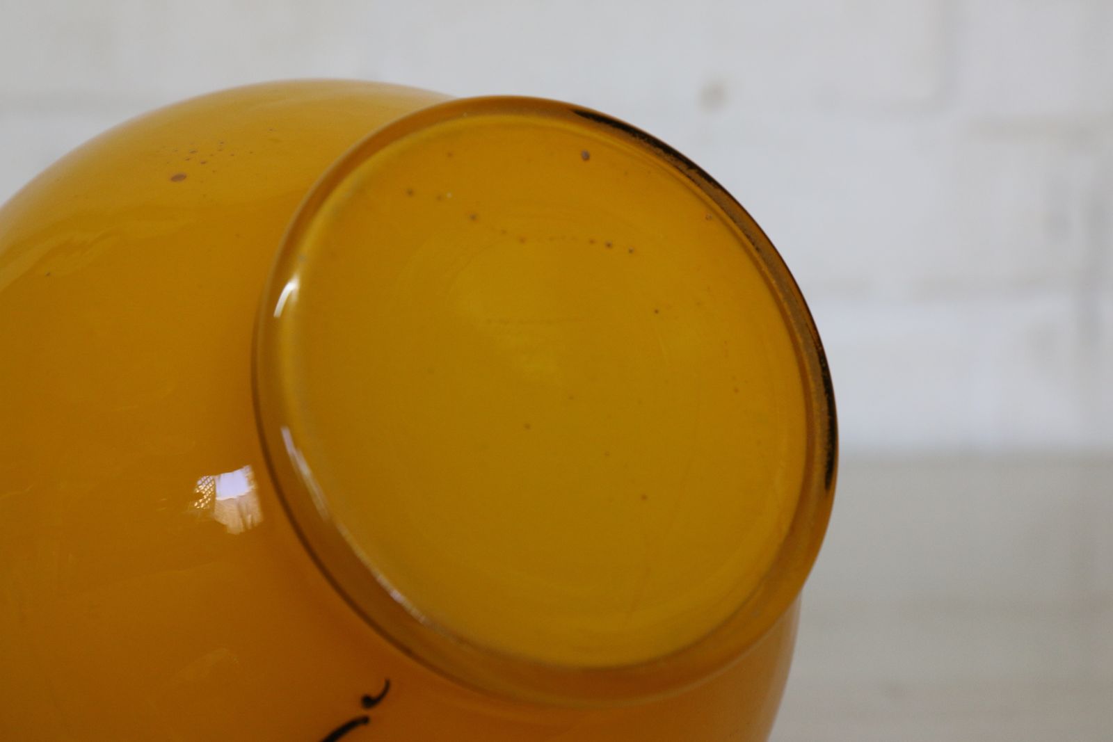 Home Decor An Antique Bohemian Tango Art Glass Vase Kralik Loetz Very Striking Orange & Black photo