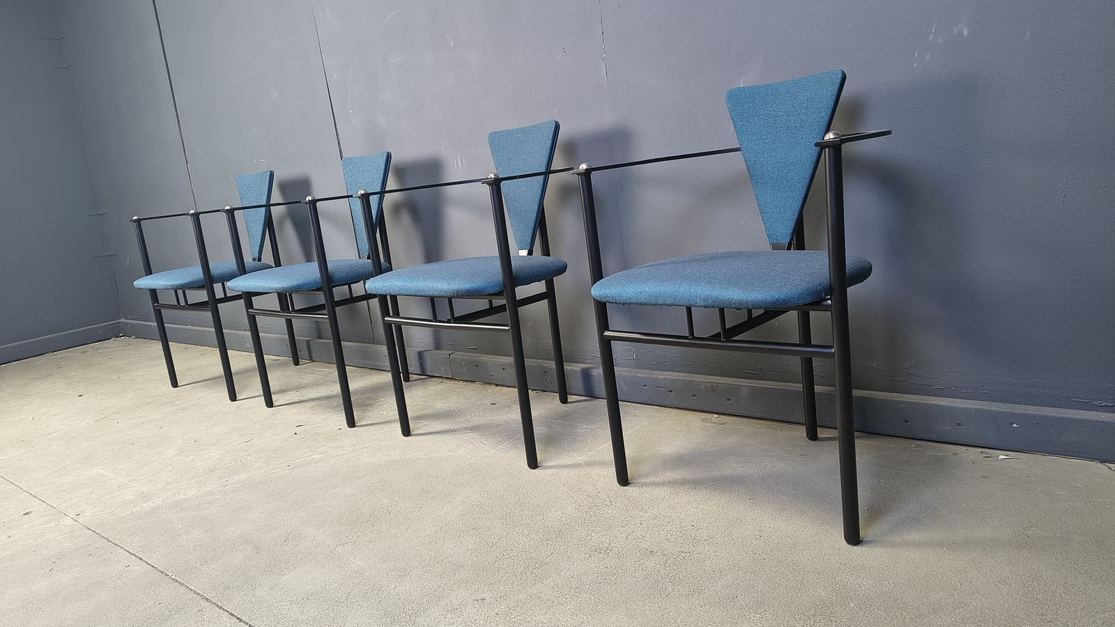 Vintage Dining Chairs By Belgo Chrom, Set Of 4   1980s photo vinterior