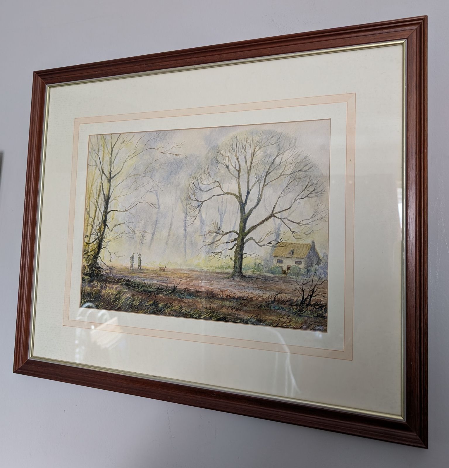 William Eyre Framed Watercolour Painting Morning In The Forest