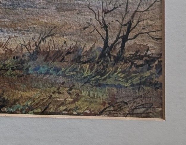William Eyre Framed Watercolour Painting Morning In The Forest photo Art
