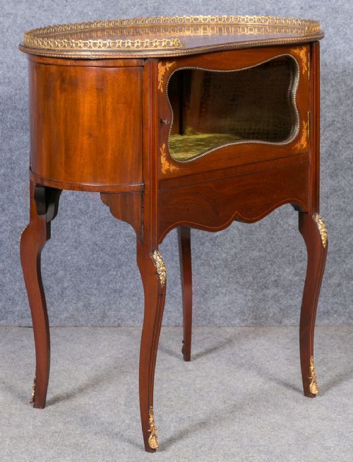 Inlaid Kidney Shaped Lamp End Table photo 825.0