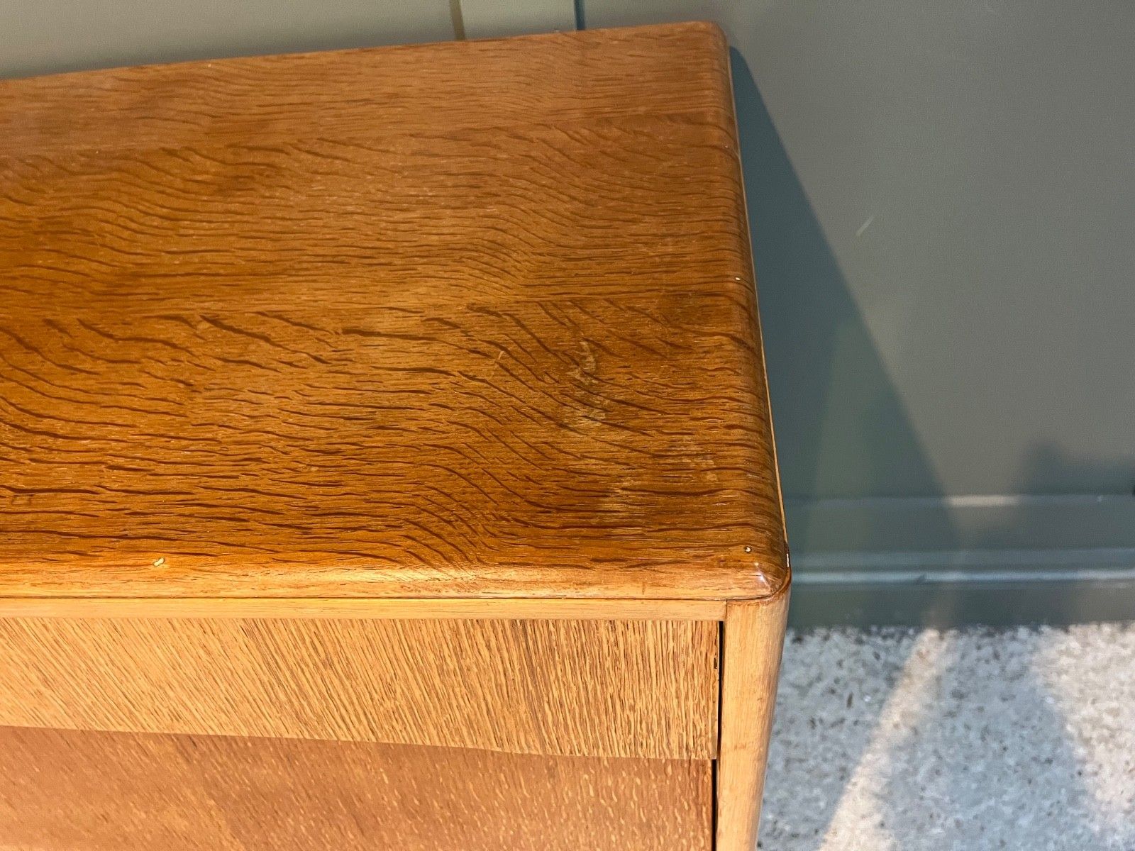photo furniture A Vintage Chest Of Drawers By Avalon 1960’s Waterfall Front Stick Legs (2 Available)