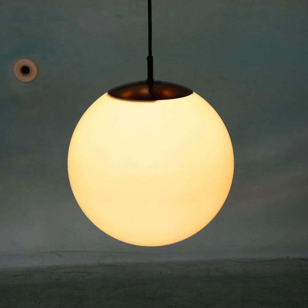 Space Age Xl Bollamp Raak 70s, Minimalist Globe Pendant.