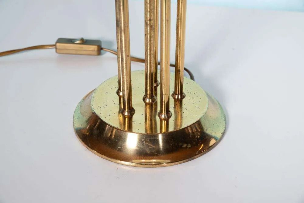 Vintage Globe Lamp Woja Messing, Vloer /Tafellamp Jaren 60/70. photo buy