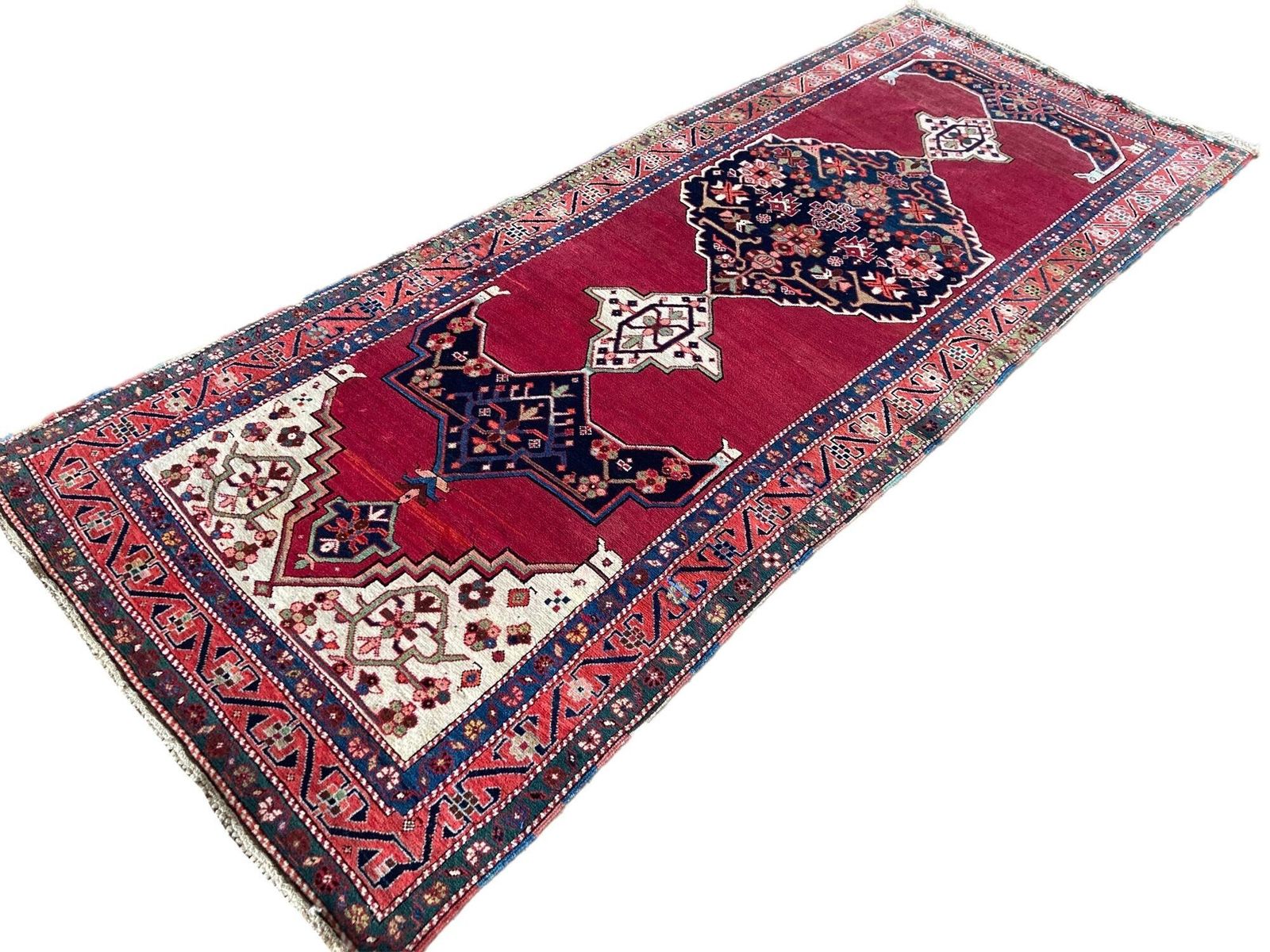 Antique Karabagh Long Rug 2.97m X 1.17m photo for sale