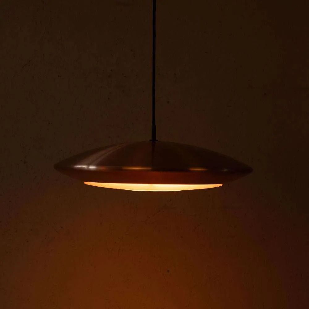 900.0 Mid Century Deens Design Hanglamp Jo Hammerborg Diskos. photo