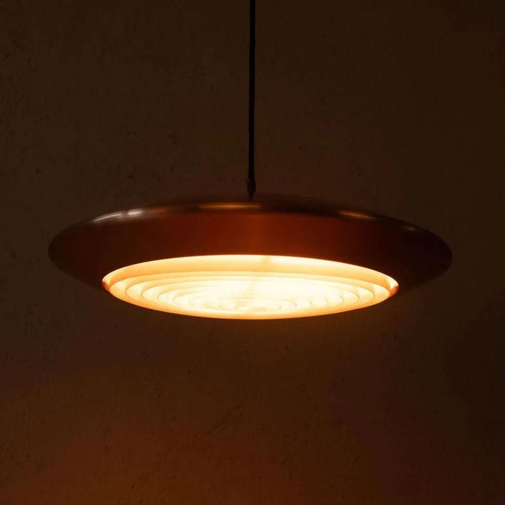 photo vinterior Mid Century Deens Design Hanglamp Jo Hammerborg Diskos.