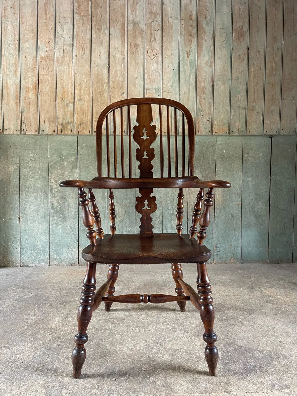 High Smoker’s Windsor Chair, 1800s photo furniture