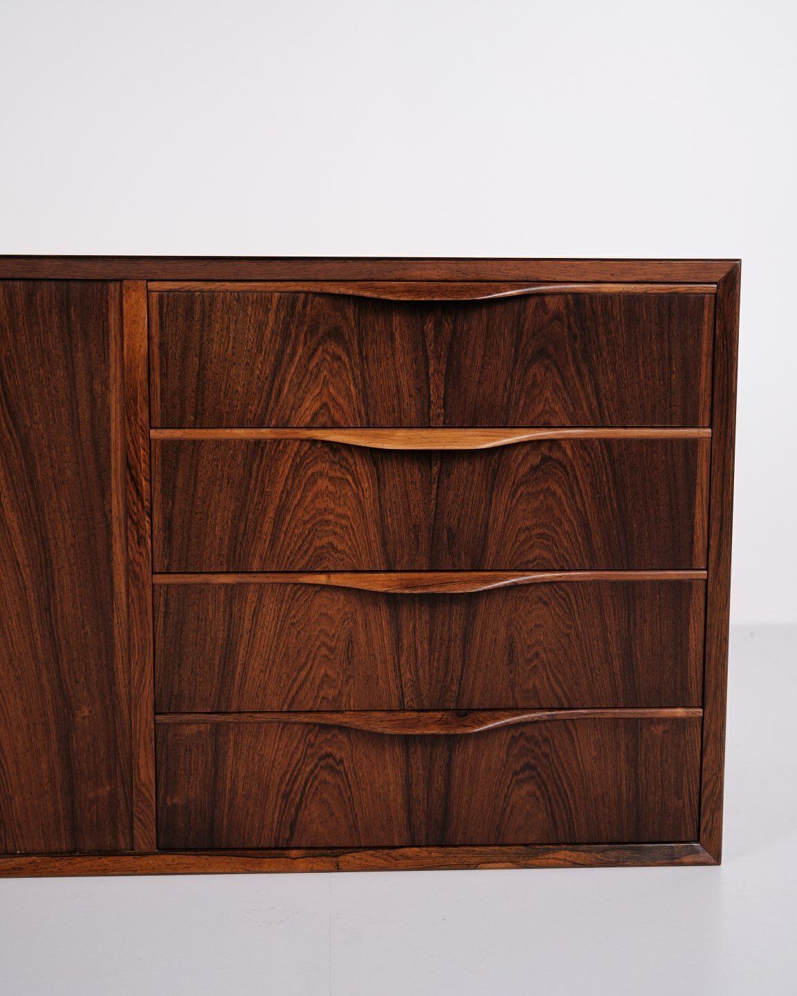 Wall Mounted Sideboard   Rosewood   Erling Torvits   Klim Furniture Factory   1950s photo 2367.0