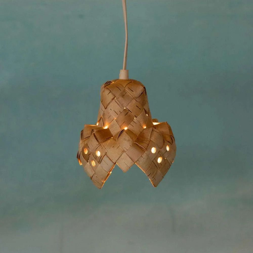Vintage Scandinavische Hanglamp Ca. Jaren 1960, Japandi Hanglamp.