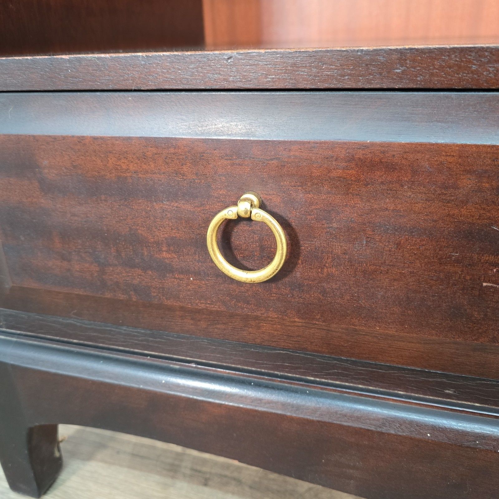 Vintage Stag Minstrel Tv Stand Unit Media Cabinet Mahogany Finish Retro Wooden photo buy