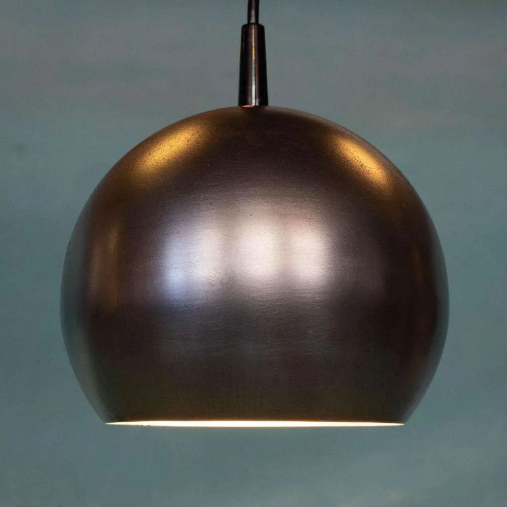 Space Age Bollamp Jaren 70, Brutalist Eyeball Globe Lamp. photo vinterior