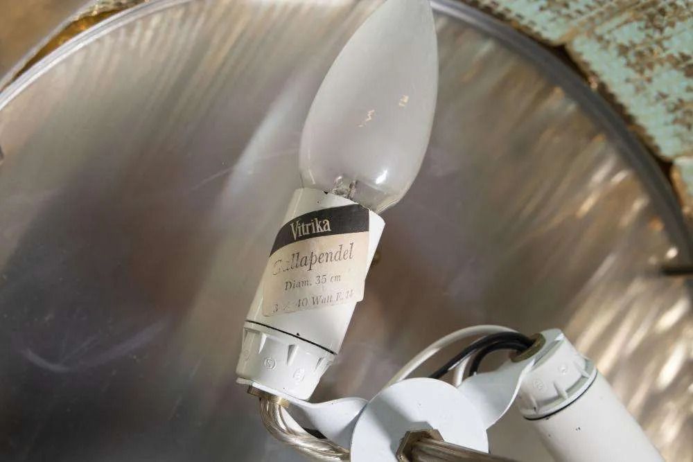 Vintage Vitrika Hanglamp, Ca. Jaren 1960, Deens Design, Regency. photo 349.0