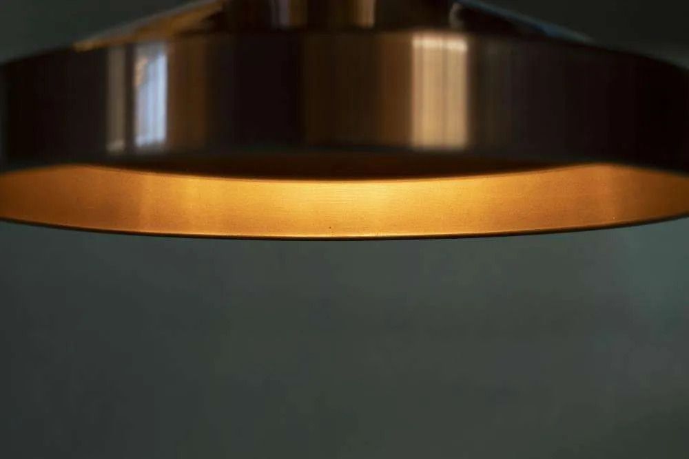 77.0 Vintage Aluminum Pendant Lamp From The 60s/70s, Dining Table Lamp. photo