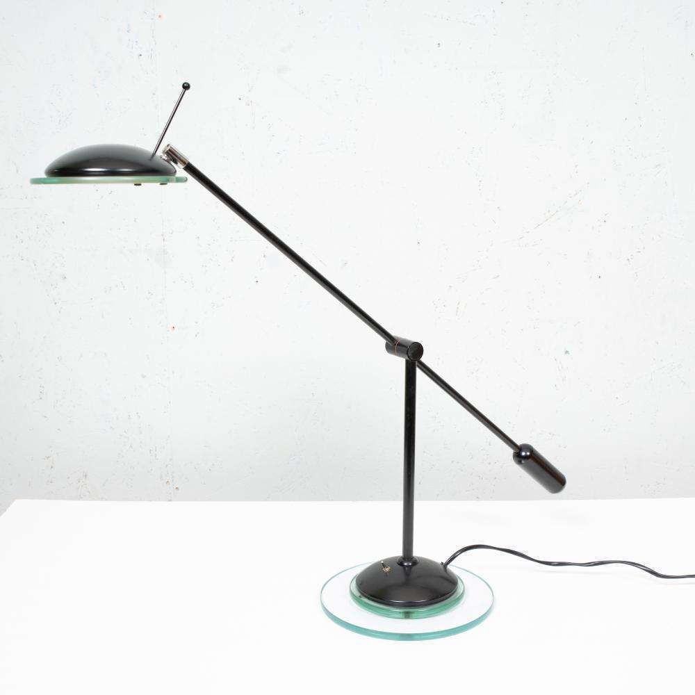 Vintage Memphis Style Fishing Rod Lamp, Minimalist Desk Lamp.