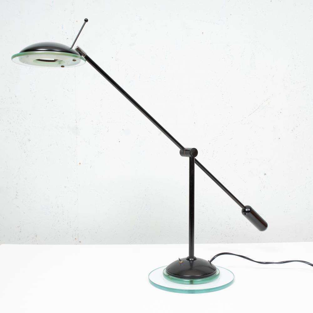 Vintage Memphis Style Fishing Rod Lamp, Minimalist Desk Lamp. photo furniture