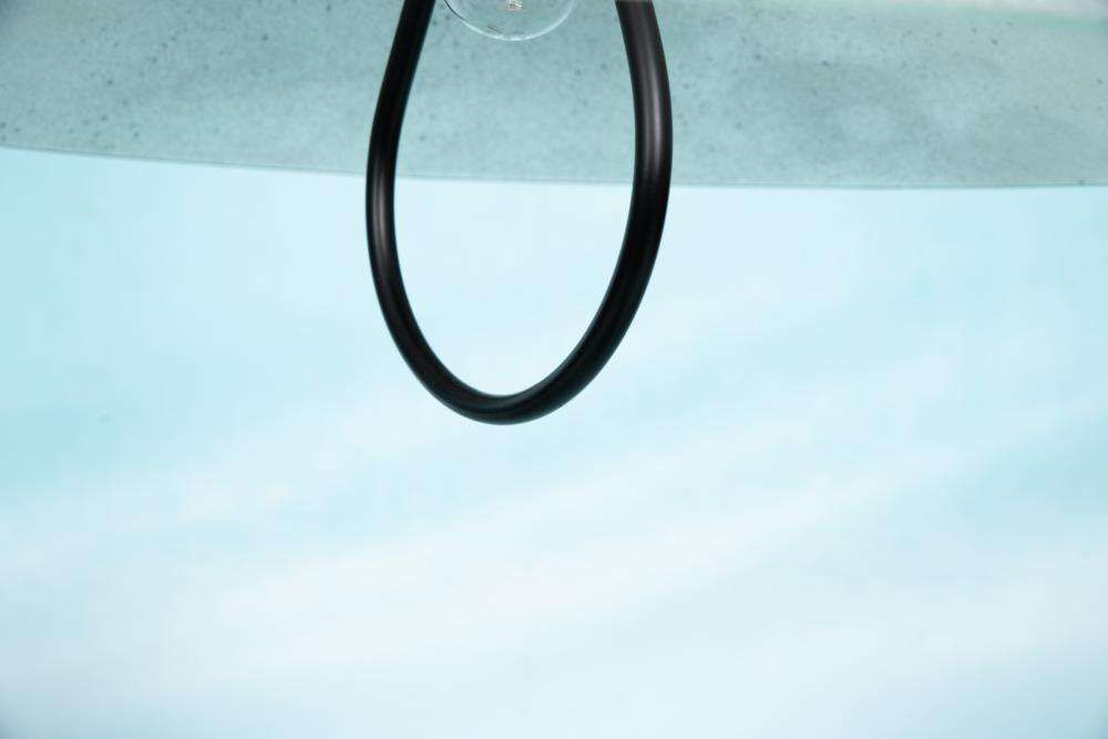 Memphis Jaren 1980 Glazen Hanglamp, Vintage Treklamp. photo buy