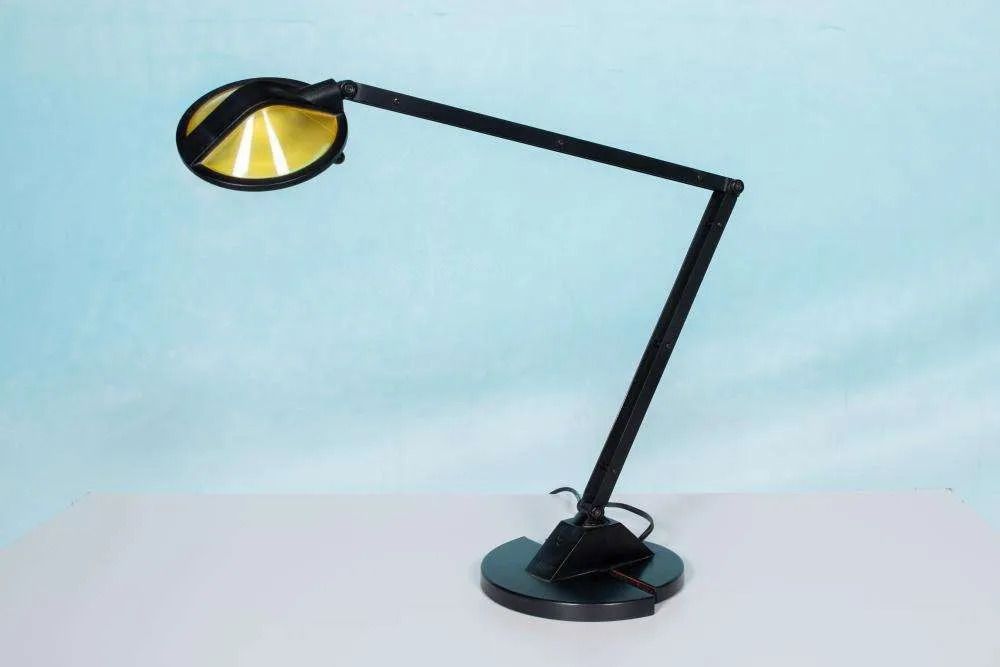 Memphis Jaren '80 Bureaulamp, Space Age Vintage Ikea Bureau. photo for sale