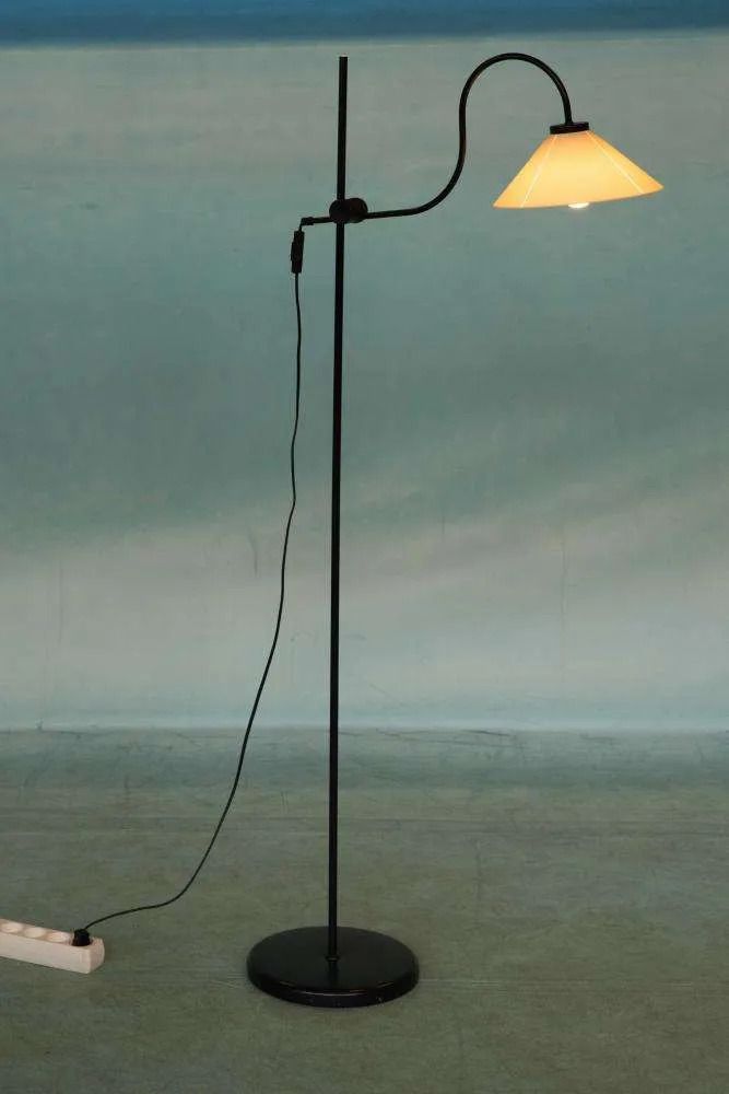 127.0 Minimalist 70s Floor Lamp, Adjustable Reading Lamp. photo