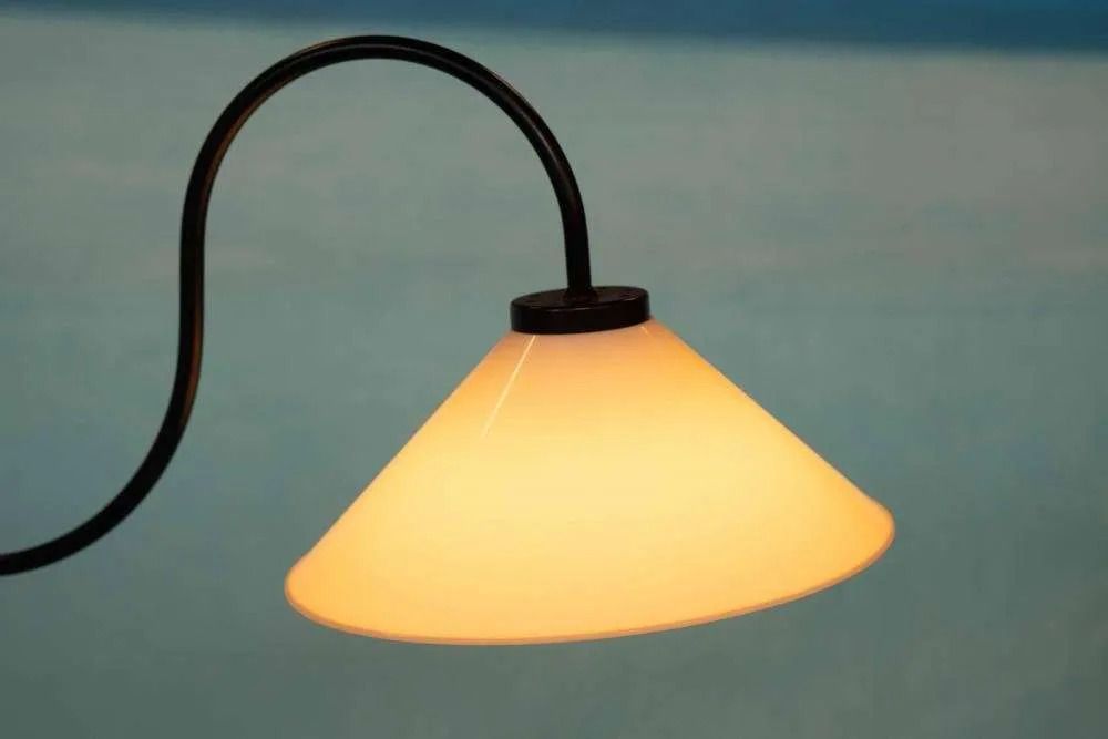 photo vintage Minimalist 70s Floor Lamp, Adjustable Reading Lamp.
