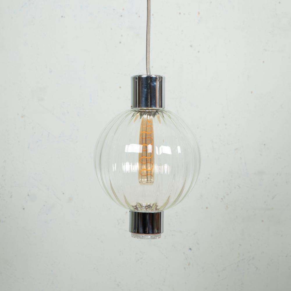 Space Age Glazen Bollamp, Mid Century Modern Glazen Hanglamp, Jaren Zestig/60s. photo furniture