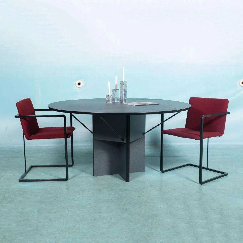 Postmodern Eettafel Hennie De Jong, Minimalistische Eettafel.