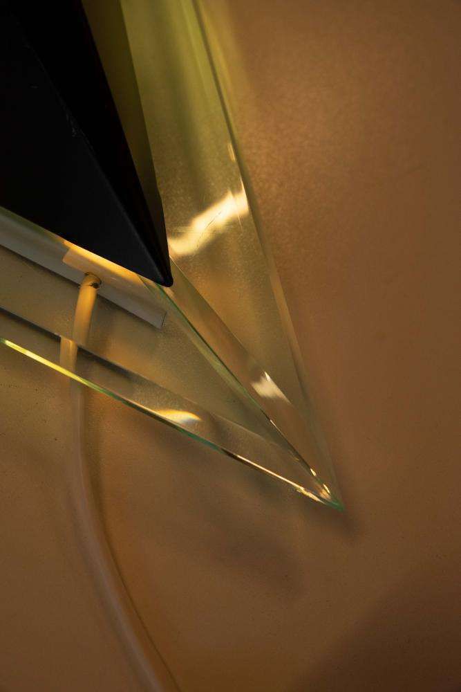 photo vintage Minimalist Wall Lamp 80s Postmodern Light Scone