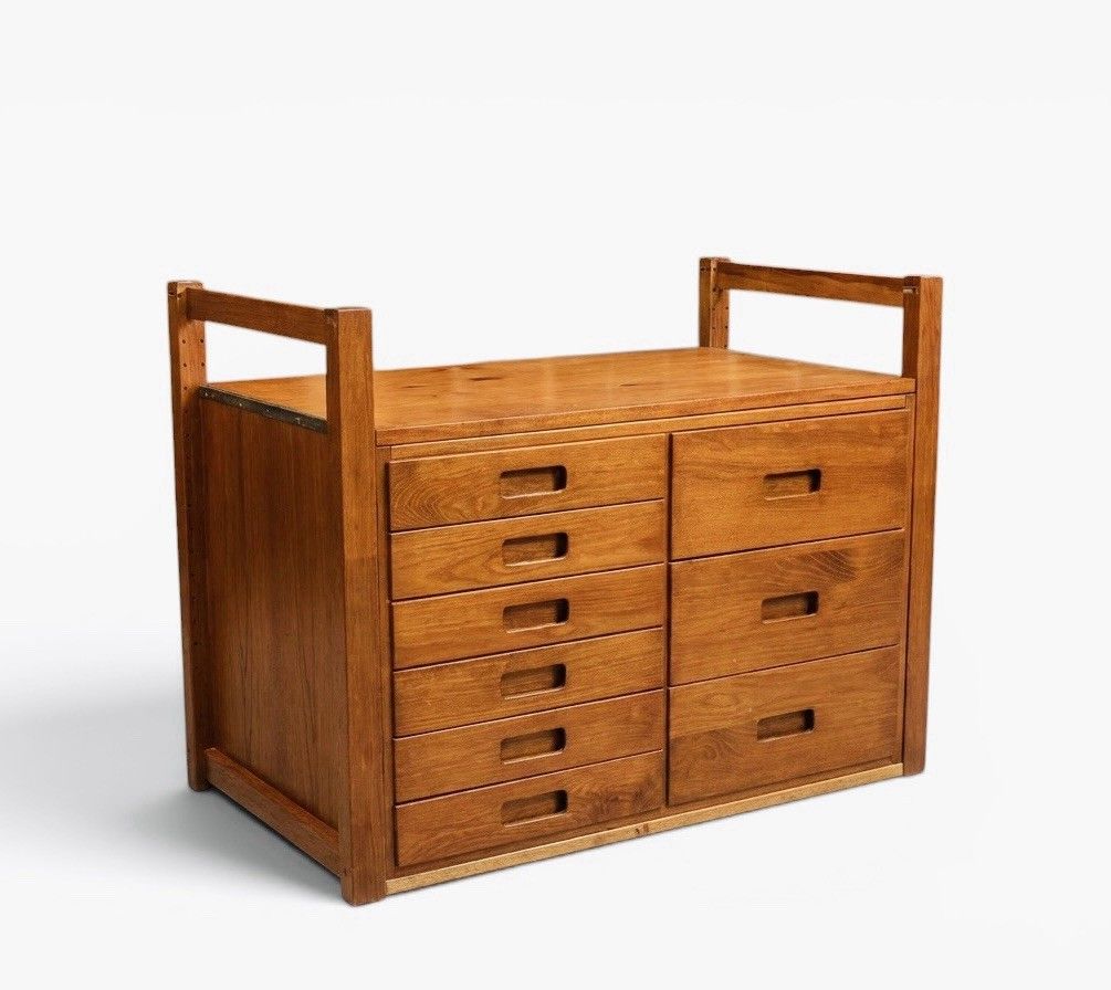 photo buy Vintage Danish Solid Pine Chest Of Drawers Very Rare Super Quality Mid Century
