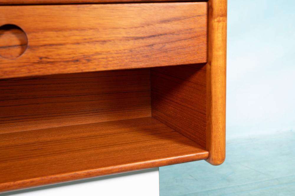 Midcentury Teak Wall Set, Minimalist Kai Kristiansen Console photo vintage