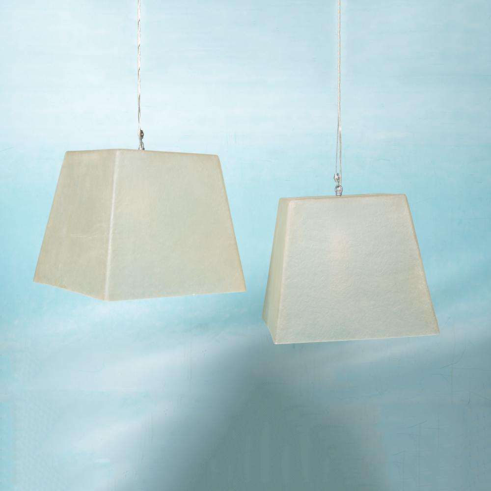 Minimalist Vintage Fiberglass Pendant Lamp, Roche Babois photo 194.0