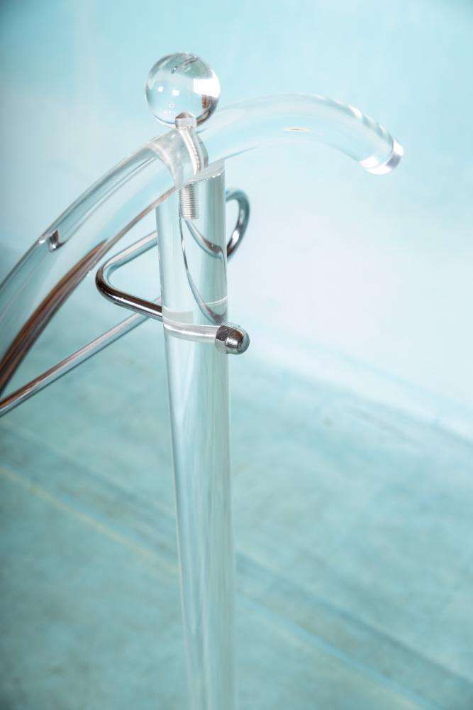 Minimalist Dressboy Plexiglass, Postmodern Coatrack 80s photo buy