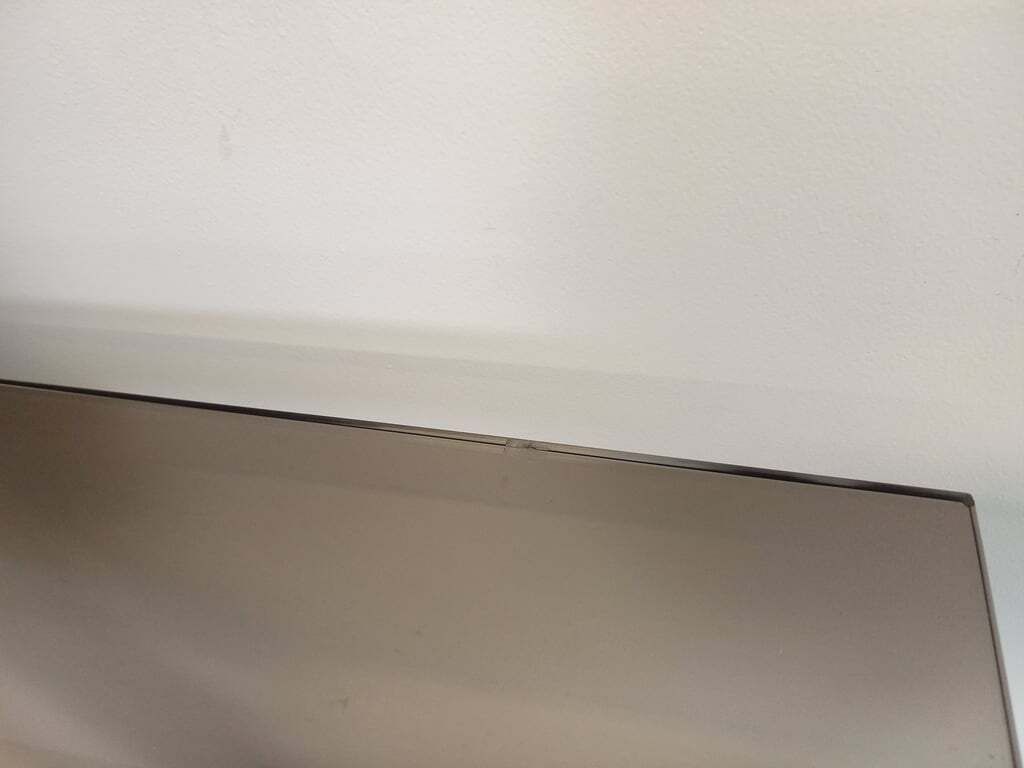 1313.0 String Tomado Wall Shelf In Smoked Glass And White Metal photo