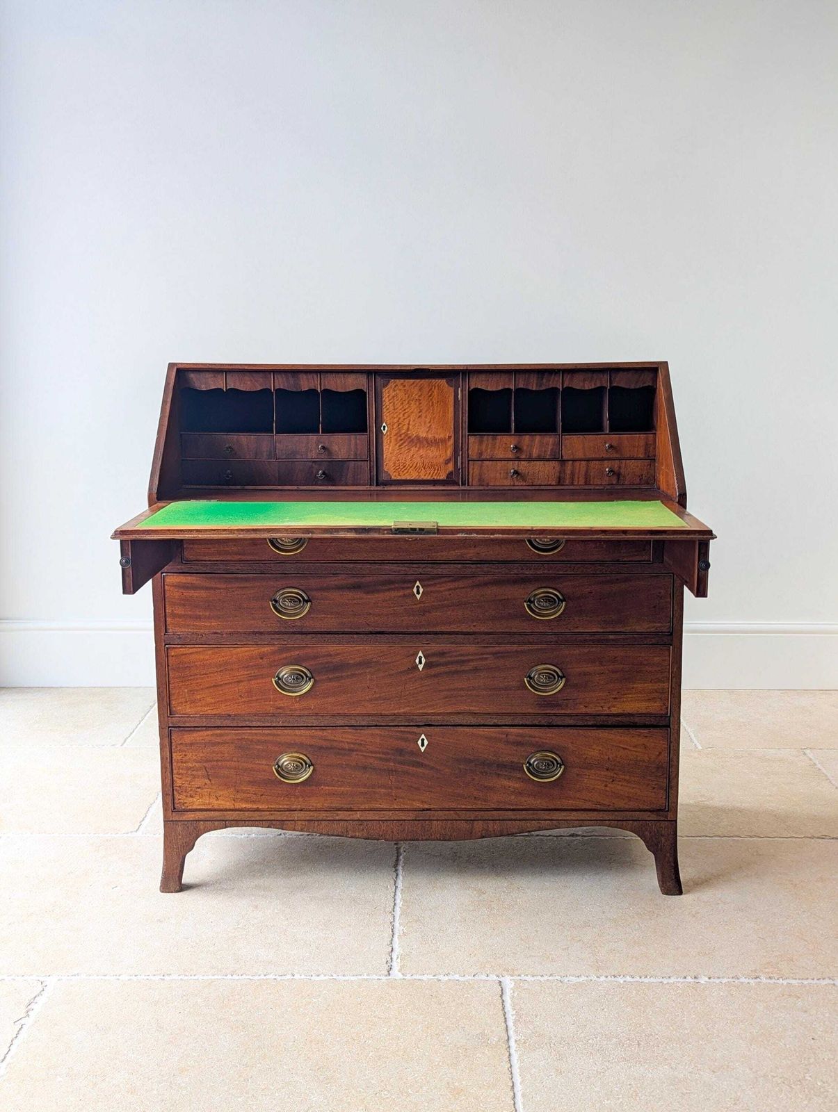 Antique Georgian Mahogany Bureau C.1800 photo furniture