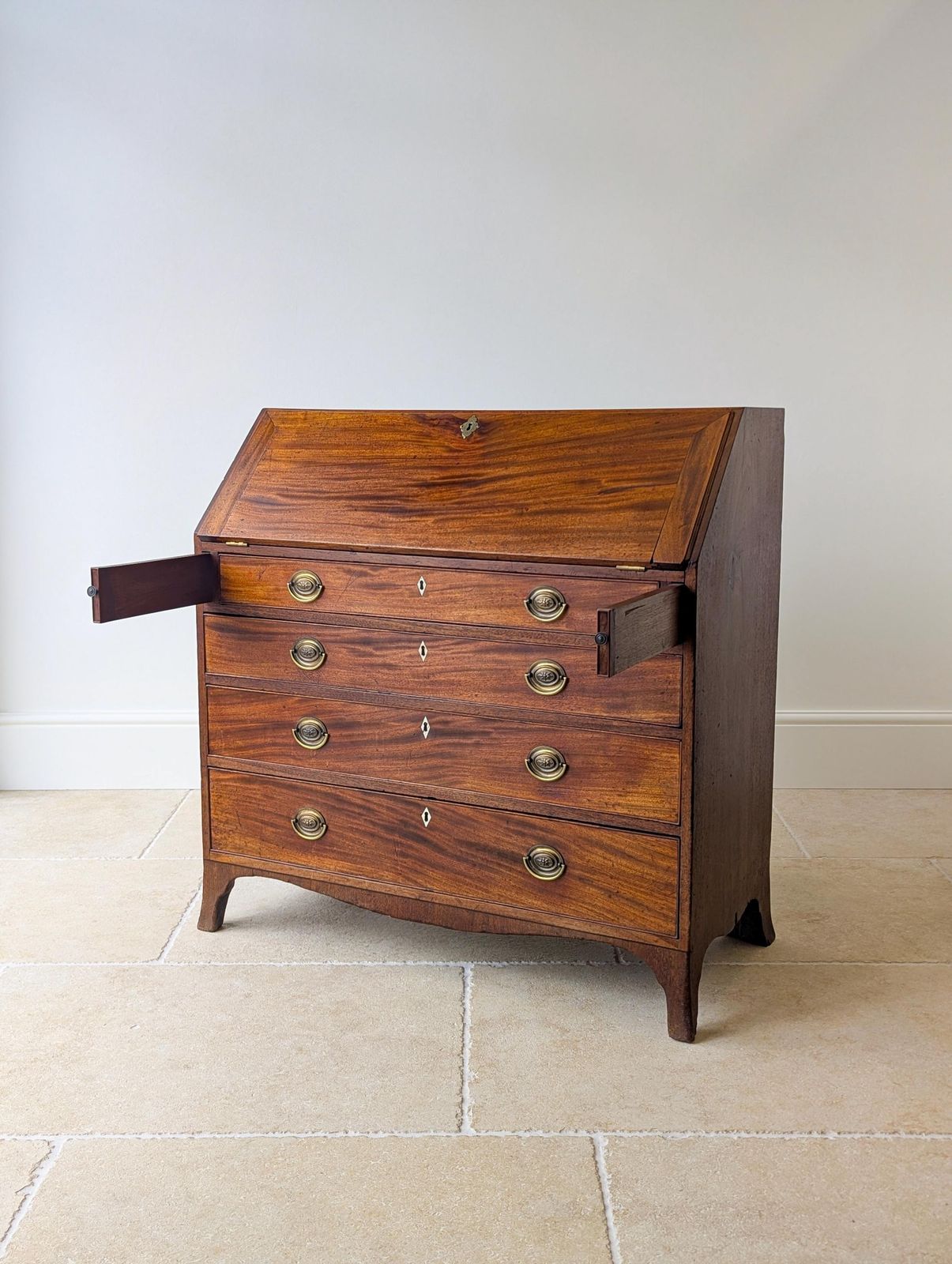 Antique Georgian Mahogany Bureau C.1800 photo 995.0