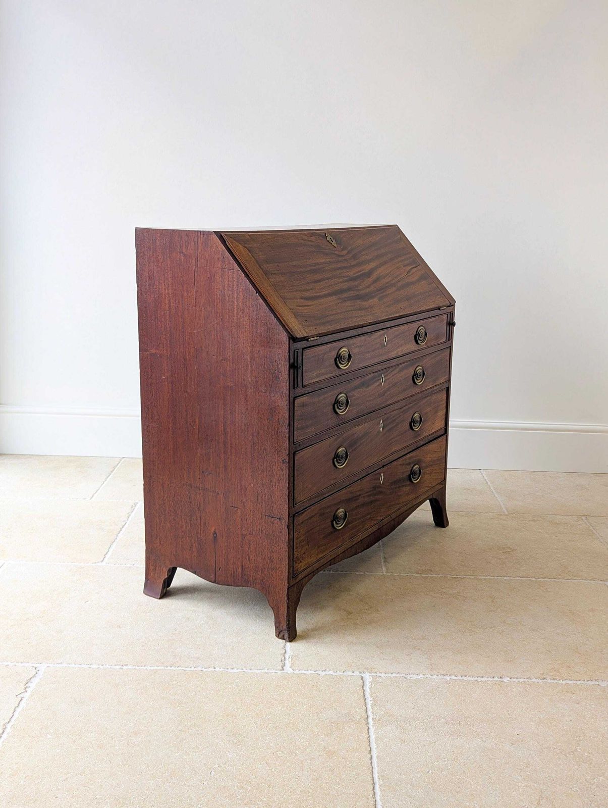 photo buy Antique Georgian Mahogany Bureau C.1800