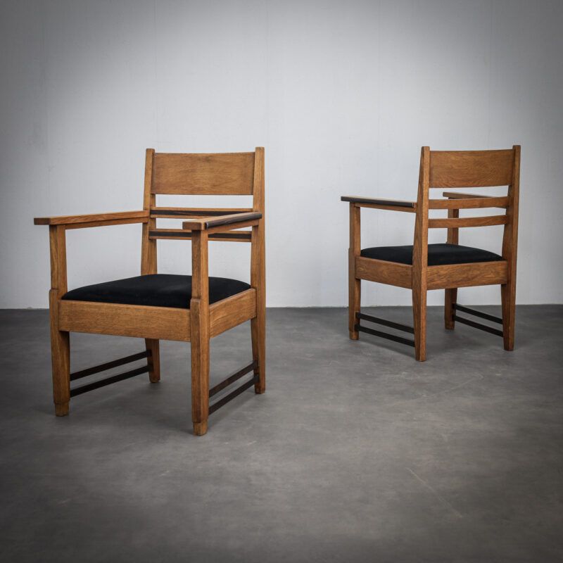 Pair Of Art Deco Armchairs, The Netherlands (1930s) photo for sale
