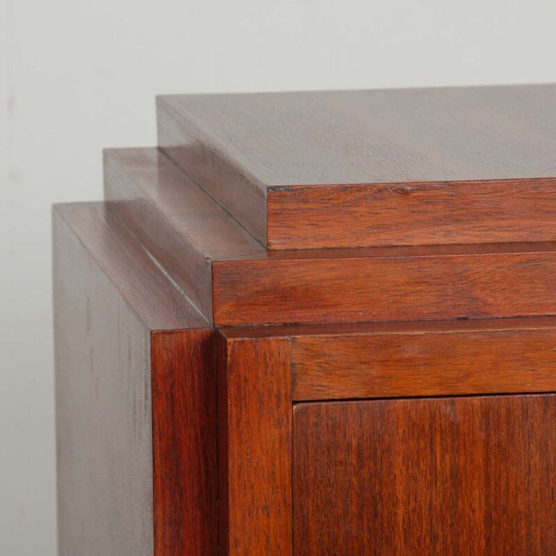 Art Deco Walnut Chest Of Drawers, French Made, Circa 1930–1940 photo for sale