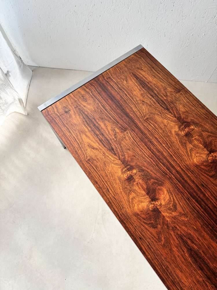 Vintage Dutch Design Coffee Table Topform Rosewood 1960s photo furniture
