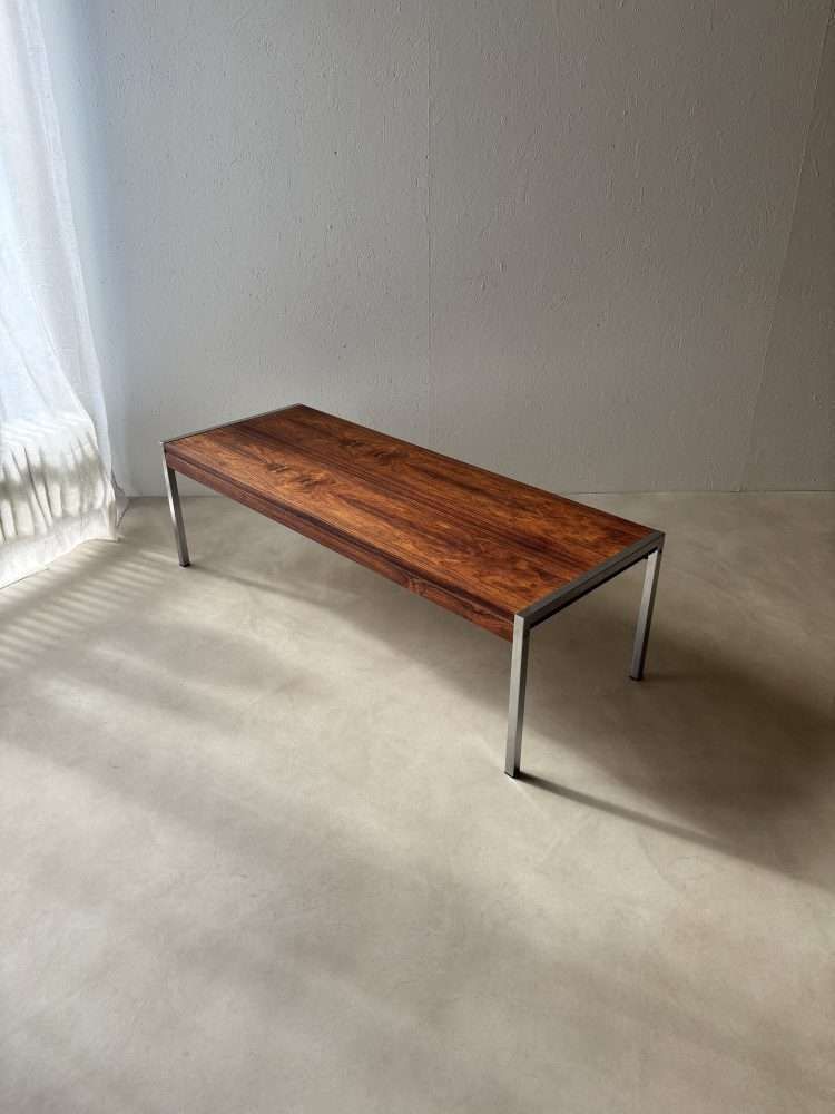 Vintage Dutch Design Coffee Table Topform Rosewood 1960s photo for sale