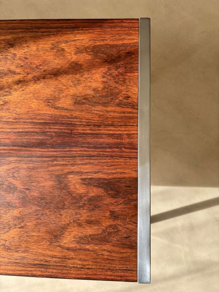 Furniture Vintage Dutch Design Coffee Table Topform Rosewood 1960s photo