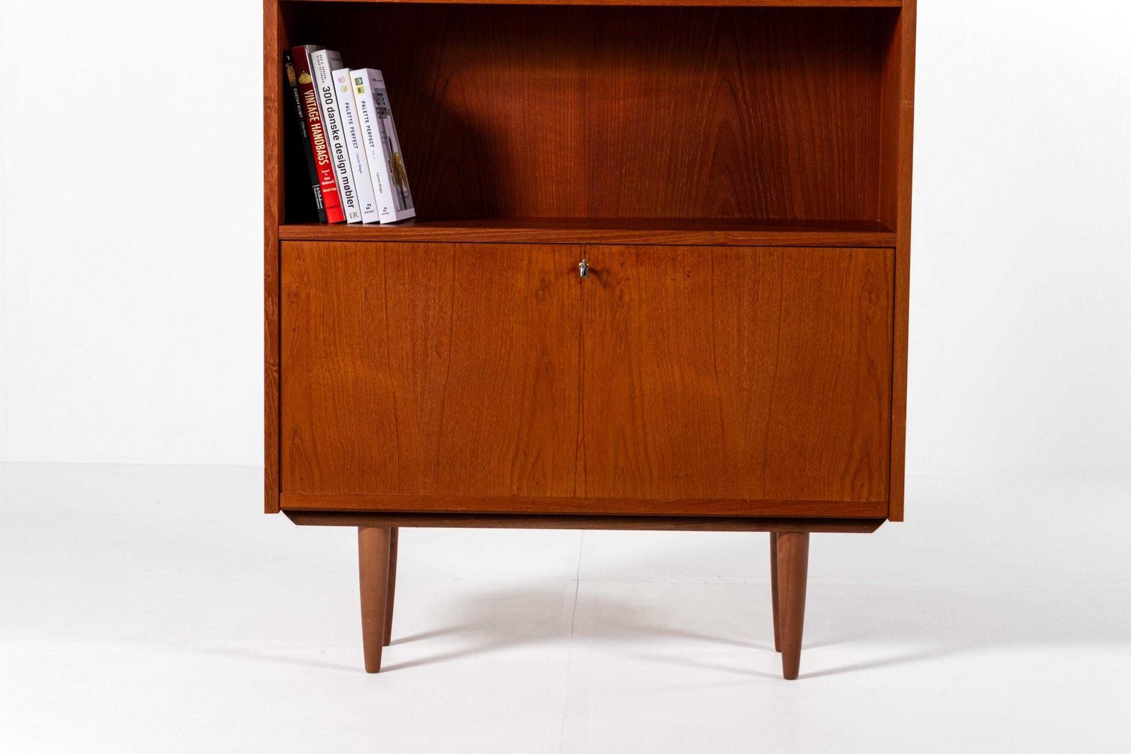 Danish Mid Century Teak Bookcase Cabinet, 1960s – Sejling Skabe photo for sale