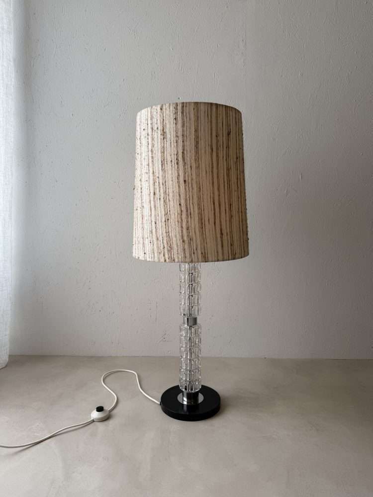 Vintage Design Vloerlamp Richard Essig Glas Chroom Sixties photo Verlichting