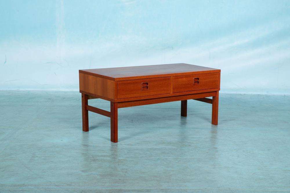 Japandi Lowboard Teak, Minimalistisch Mid Century Dressoir photo 691.0
