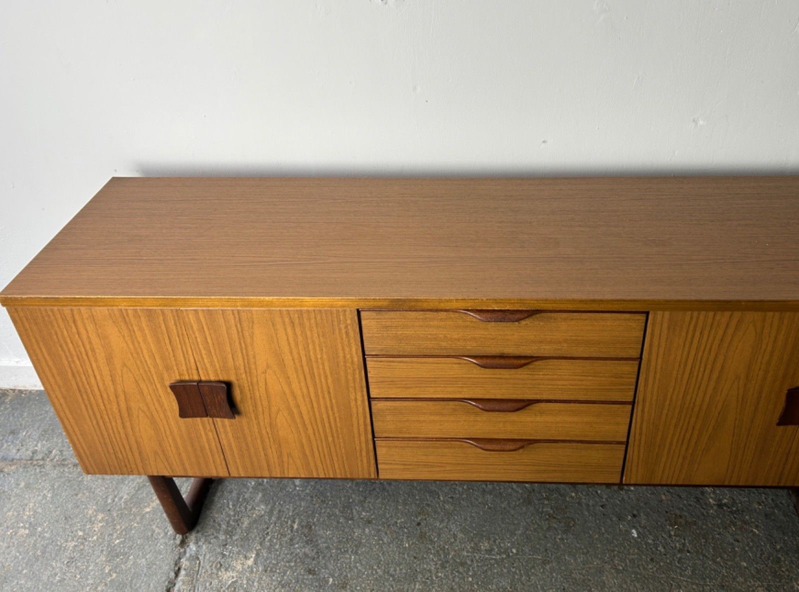 1960s Mid Century Formica Sideboard By Europa Furniture photo vintage