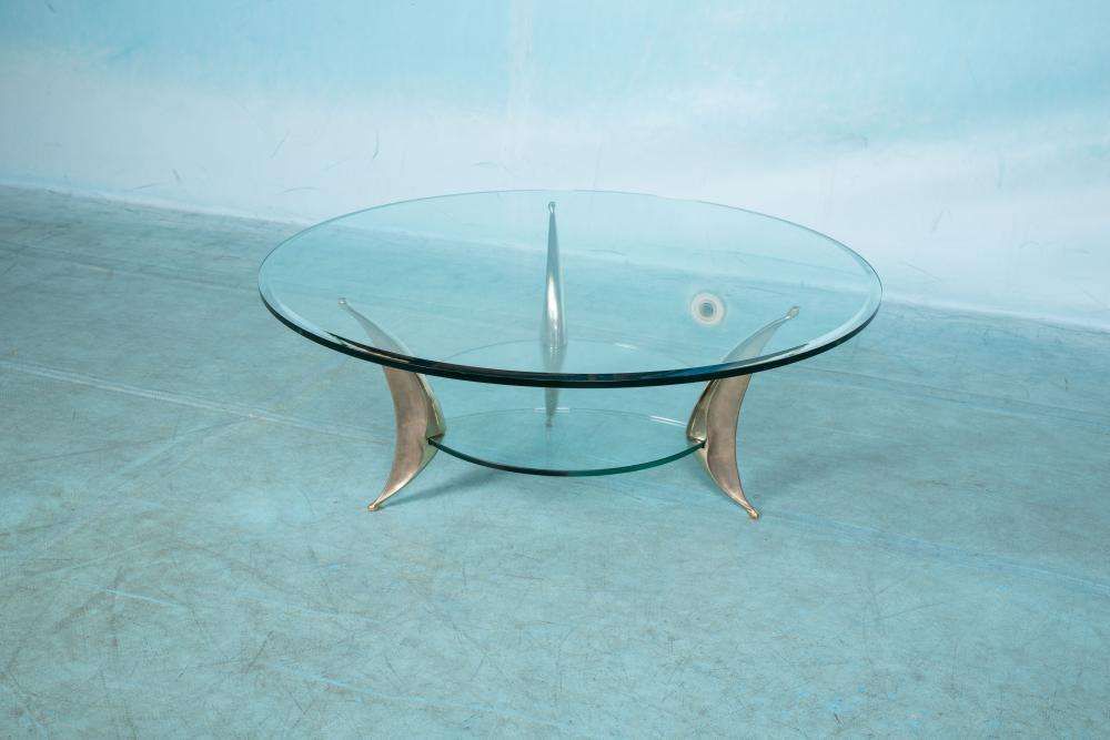 Meubels Space Age Italiaans Design Salontafel – Messing Salontafel photo
