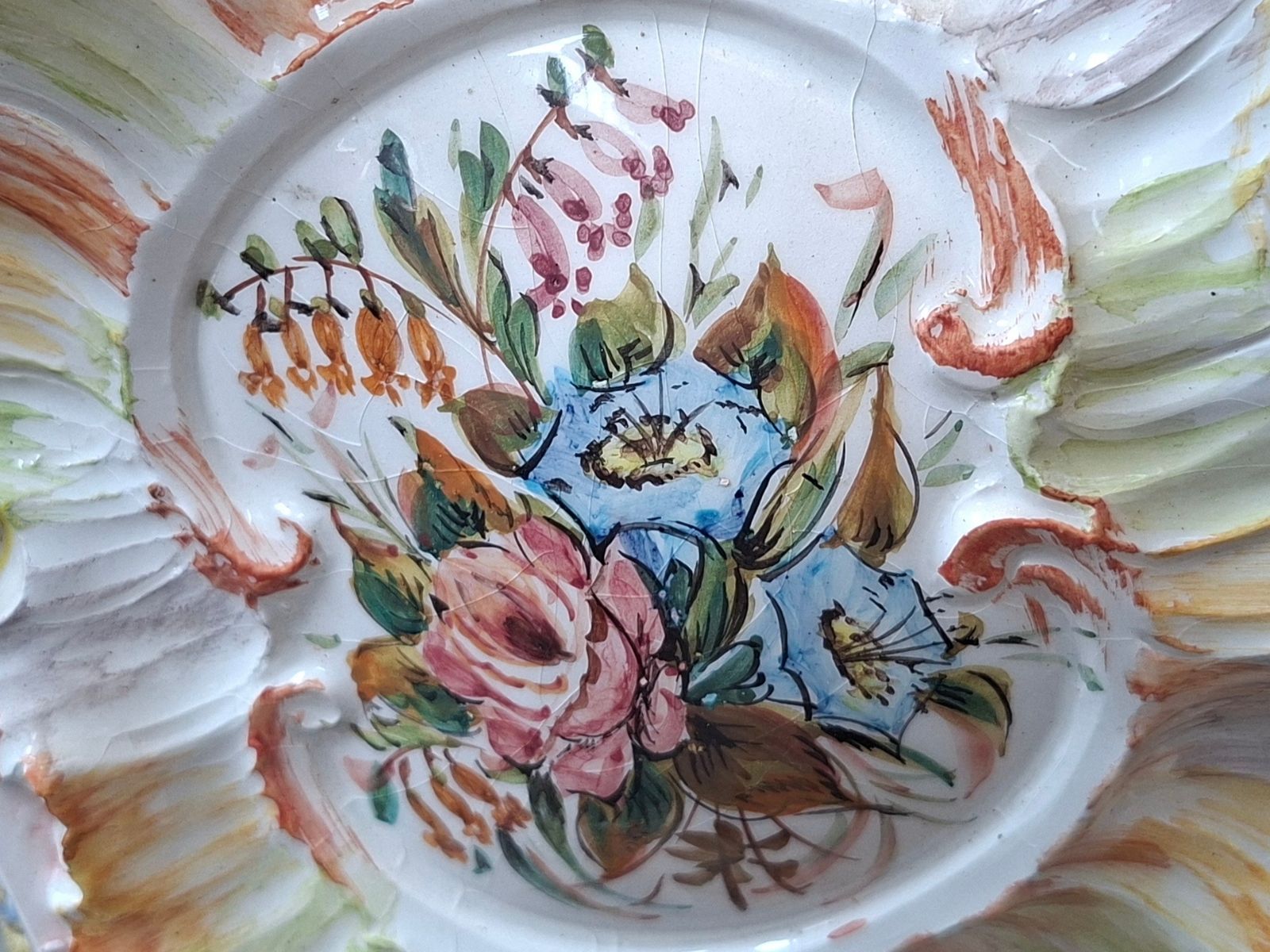 Home Decor Magnifica Specchiera D’arte In Ceramica Policroma – Maria Pegoraro Per Riccardo Capuzzo Bassano – 1950 photo